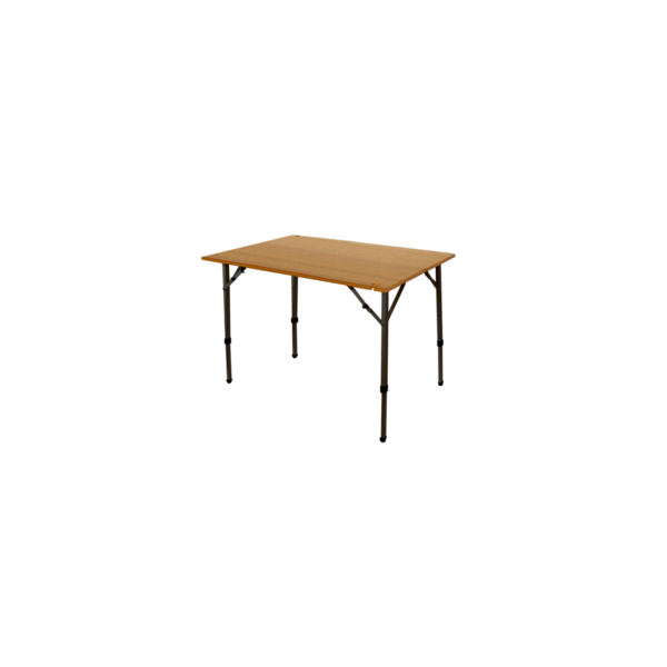 The Kanpai Bamboo Adjustable Height Table by Travel Chair