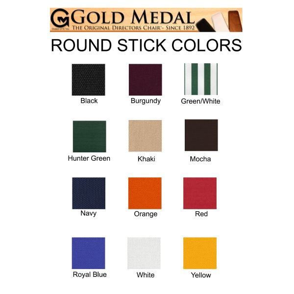 Gold medal directors chair replacement canvas outlet